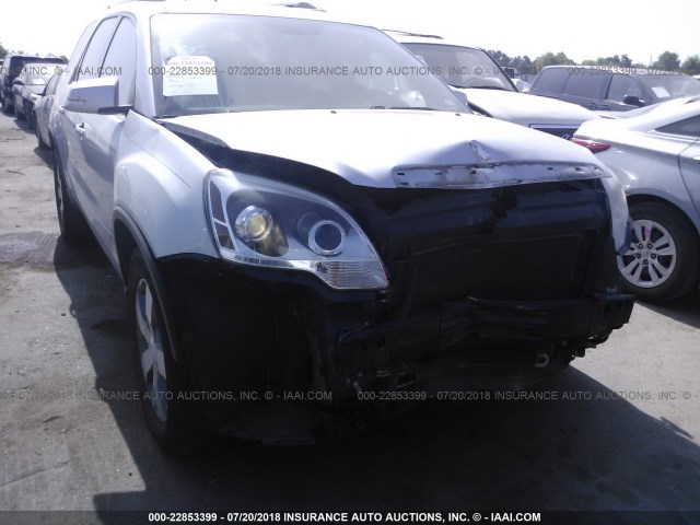 1GKLRMED1AJ116054 - 2010 GMC ACADIA SLT-1 Srebrny zdjęcie 6