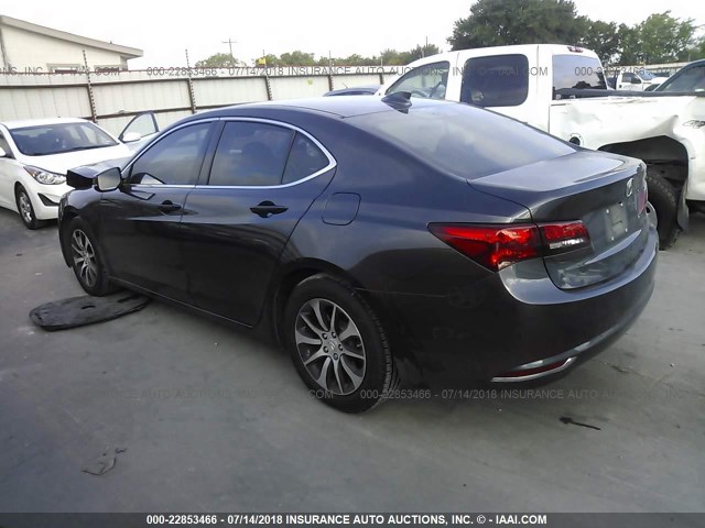 19UUB1F50FA019284 - 2015 ACURA TLX TECH 灰色 照片 3