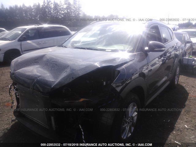 KM8J3CA48HU470100 - 2017 HYUNDAI TUCSON LIMITED/SPORT AND ECO/SE BLACK photo 2
