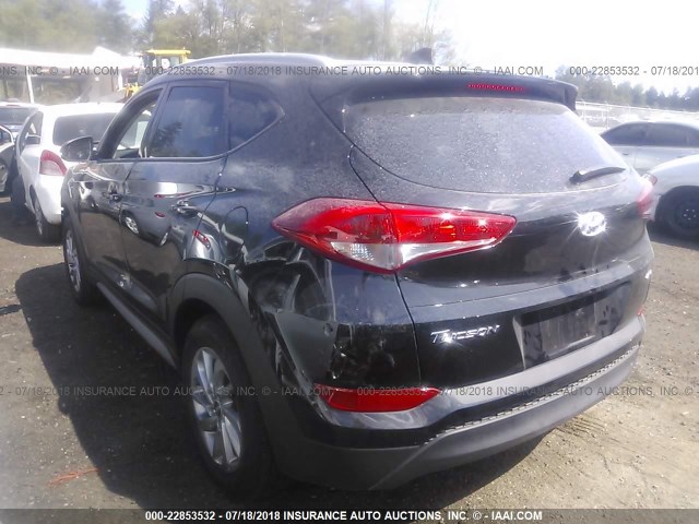 KM8J3CA48HU470100 - 2017 HYUNDAI TUCSON LIMITED/SPORT AND ECO/SE BLACK photo 3