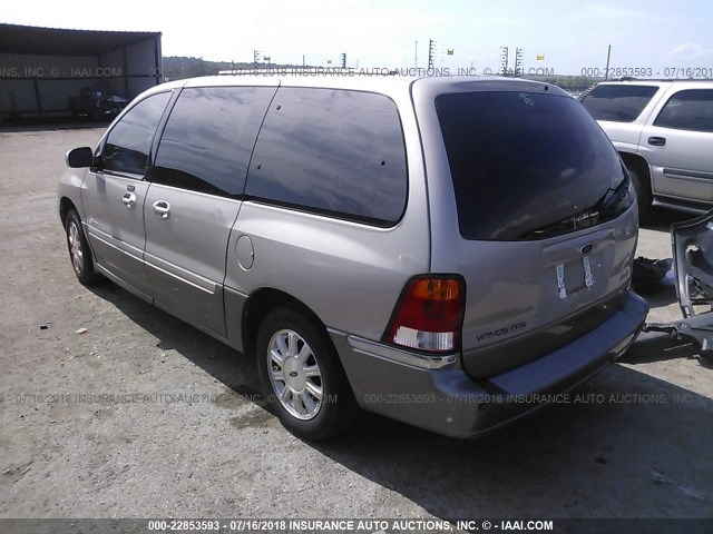 2FMDA58421BA91853 - 2001 FORD WINDSTAR LIMITED BROWN photo 3