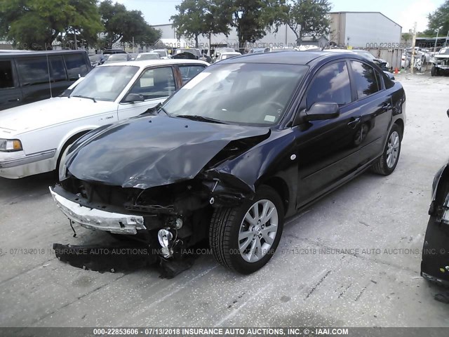 JM1BK32F271727070 - 2007 MAZDA 3 I BLACK photo 2