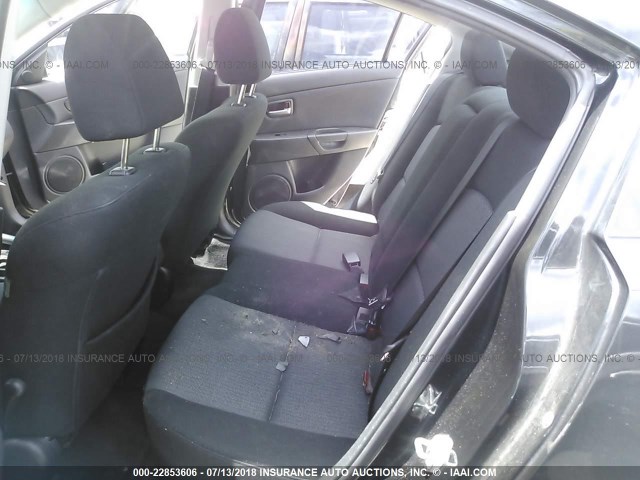 JM1BK32F271727070 - 2007 MAZDA 3 I BLACK photo 8