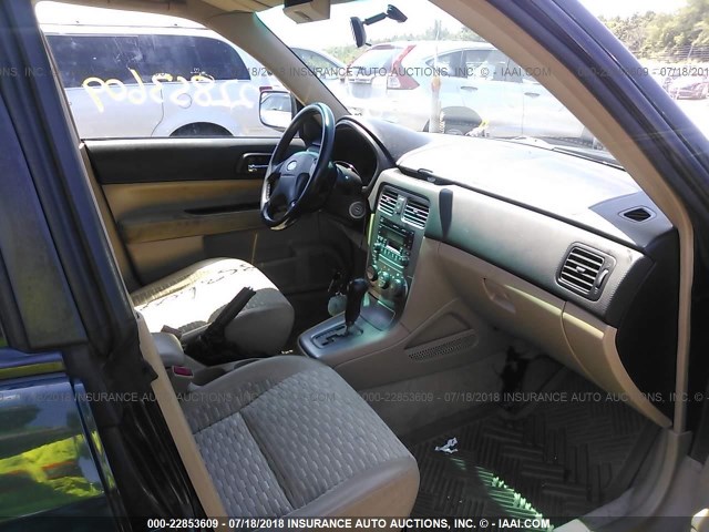 JF1SG65613H745503 - 2003 SUBARU FORESTER 2.5XS Зеленый фото 5