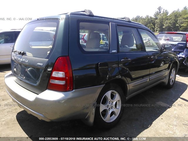 JF1SG65613H745503 - 2003 SUBARU FORESTER 2.5XS Зеленый фото 6