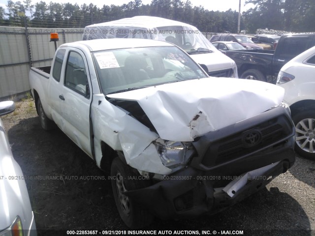 5TFTX4CN0FX055216 - 2015 TOYOTA TACOMA ACCESS CAB Weiß Foto 1