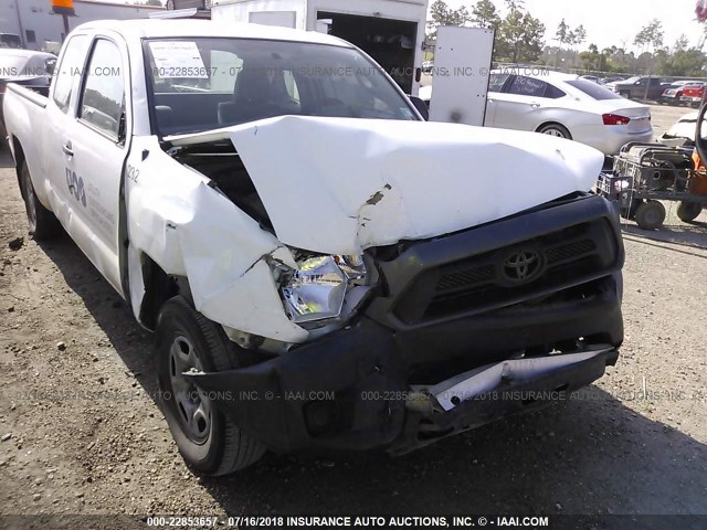 5TFTX4CN0FX055216 - 2015 TOYOTA TACOMA ACCESS CAB Weiß Foto 6