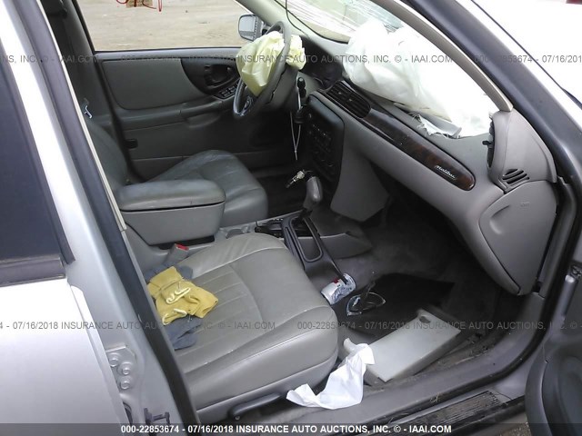 1G1NE52J016193669 - 2001 CHEVROLET MALIBU LS ვერცხლისფერი ფოტო 5
