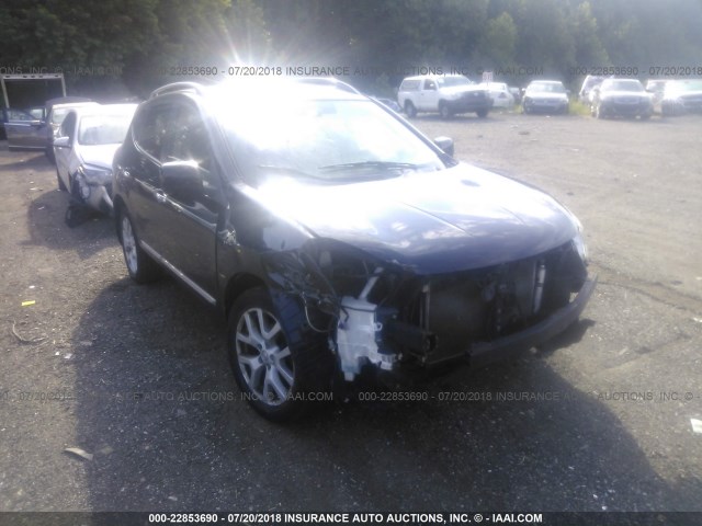 JN8AS5MV4CW368964 - 2012 NISSAN ROGUE S/SV BLACK photo 1