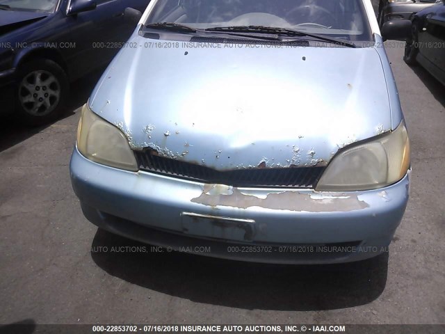 JTDBT1231Y0024980 - 2000 TOYOTA ECHO WHITE photo 6