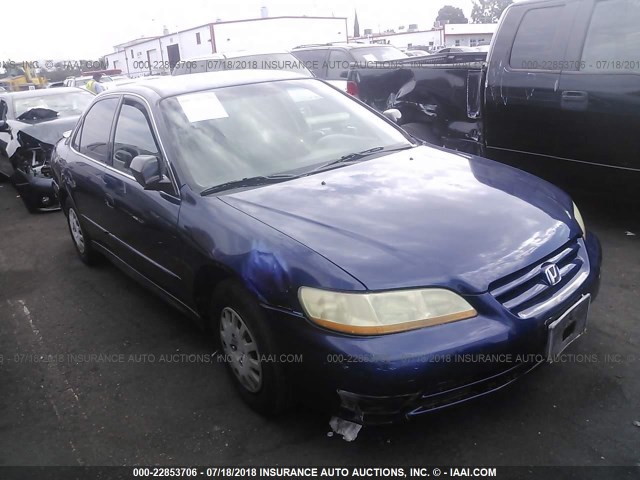 1HGCF86692A040243 - 2002 HONDA ACCORD VALUE BLUE photo 1