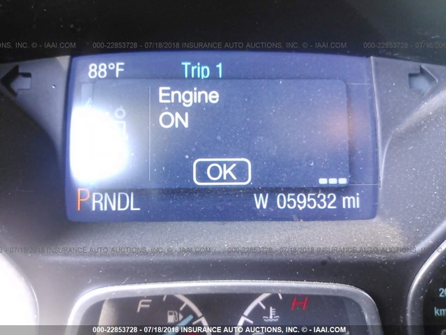 1FADP3F25EL349870 - 2014 FORD FOCUS SE BLACK photo 7