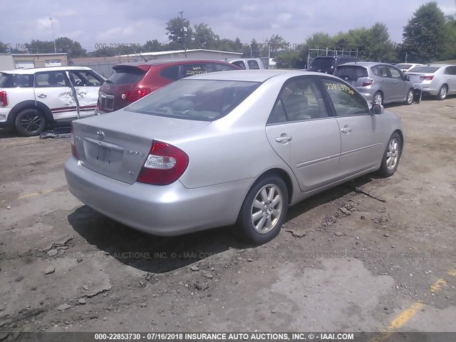 4T1BF30K13U545451 - 2003 TOYOTA CAMRY LE/XLE/SE 银色 照片 4