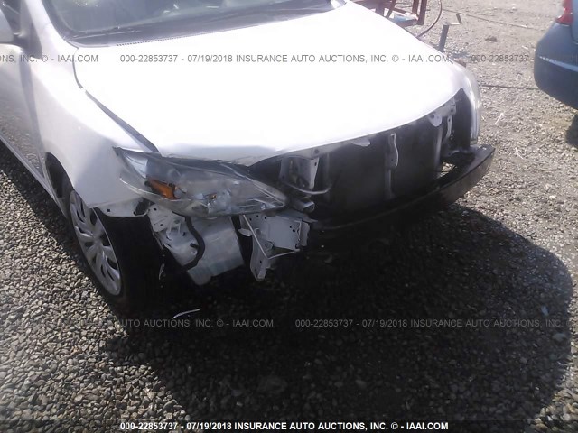 5YFBU4EE7DP146061 - 2013 TOYOTA COROLLA S/LE WHITE photo 6