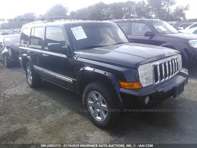 1J8HG58P27C528721 - 2007 JEEP COMMANDER LIMITED BLACK photo 1