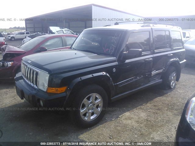 1J8HG58P27C528721 - 2007 JEEP COMMANDER LIMITED BLACK photo 2