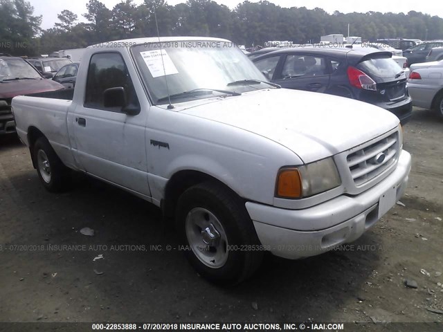 1FTYR10D82TA64581 - 2002 FORD RANGER WHITE photo 1