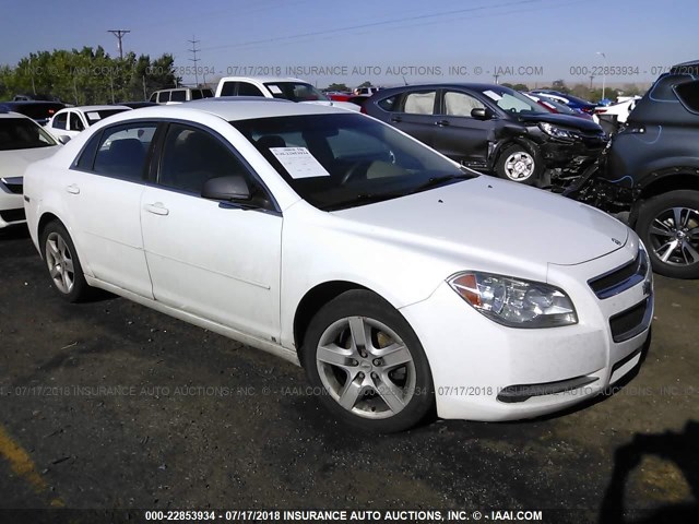 1G1ZG57B994234143 - 2009 CHEVROLET MALIBU LS Ақ фото 1