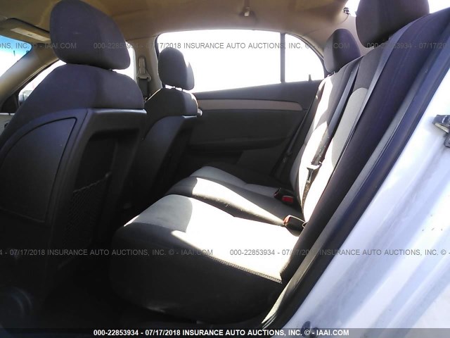 1G1ZG57B994234143 - 2009 CHEVROLET MALIBU LS Ақ фото 8