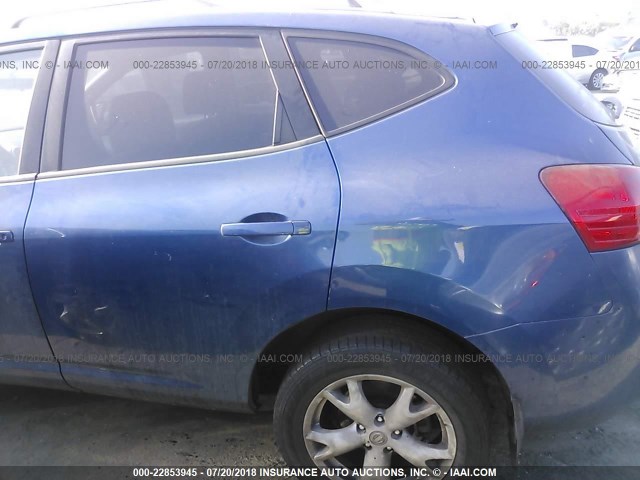 JN8AS58T08W013600 - 2008 NISSAN ROGUE S/SL Dark Blue photo 6