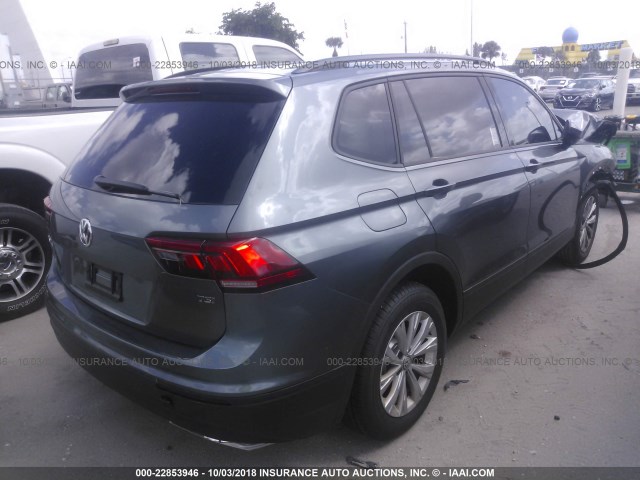 3VV1B7AX4JM116336 - 2018 VOLKSWAGEN TIGUAN S GRAY photo 4