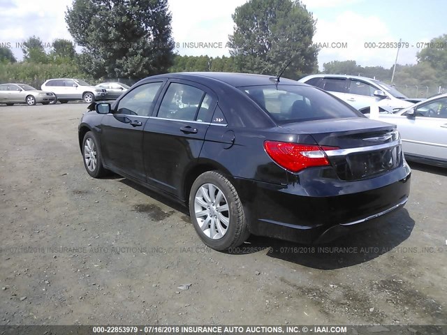 1C3CCBBB2CN113054 - 2012 CHRYSLER 200 TOURING BLACK photo 3