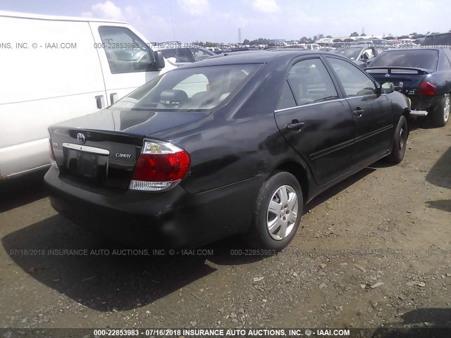 4T1BE32K85U391291 - 2005 TOYOTA CAMRY LE/XLE/SE Қара фото 4
