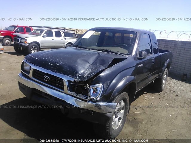 4TAUN73C8SZ045408 - 1995 TOYOTA TACOMA XTRACAB BLACK photo 2