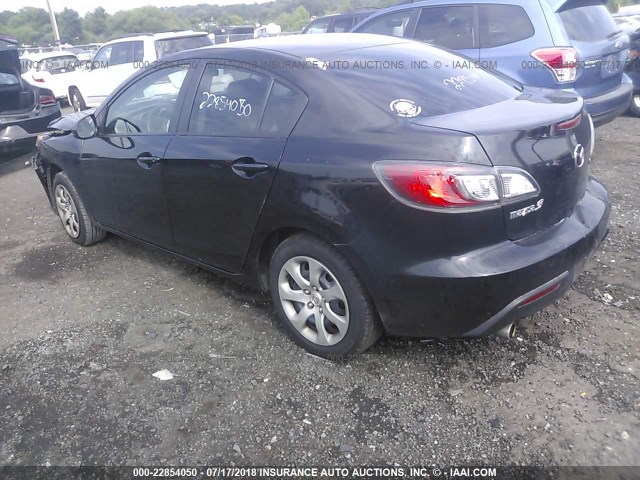 JM1BL1SG2A1183042 - 2010 MAZDA 3 I BLACK photo 3