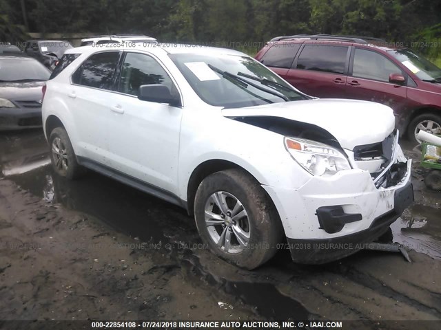 2GNALBEK2C6261490 - 2012 CHEVROLET EQUINOX LS WHITE photo 1