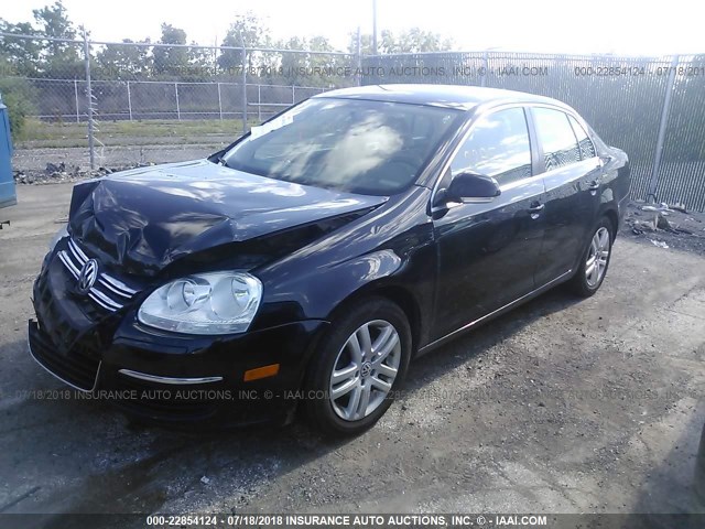 3VWAL71K89M176810 - 2009 VOLKSWAGEN JETTA TDI BLACK photo 2