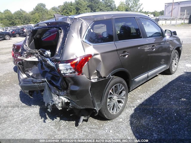 JA4AZ3A35JZ035760 - 2018 MITSUBISHI OUTLANDER SE/SEL GRAY photo 4