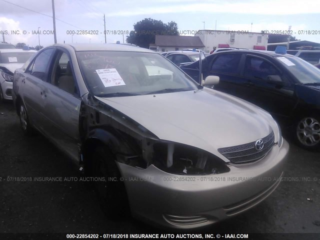 4T1BE32K83U774127 - 2003 TOYOTA CAMRY LE/XLE/SE 金色 照片 1