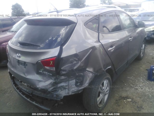 KM8JU3AC7CU455147 - 2012 HYUNDAI TUCSON GLS/LIMITED 棕色 照片 4