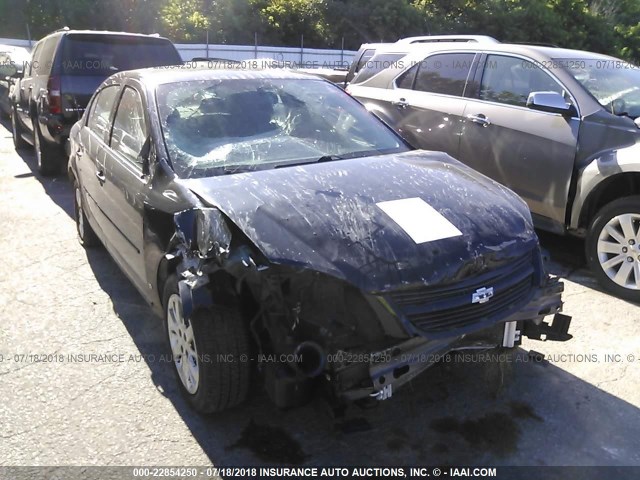 1G1AT58H597201036 - 2009 CHEVROLET COBALT LT BLACK photo 6