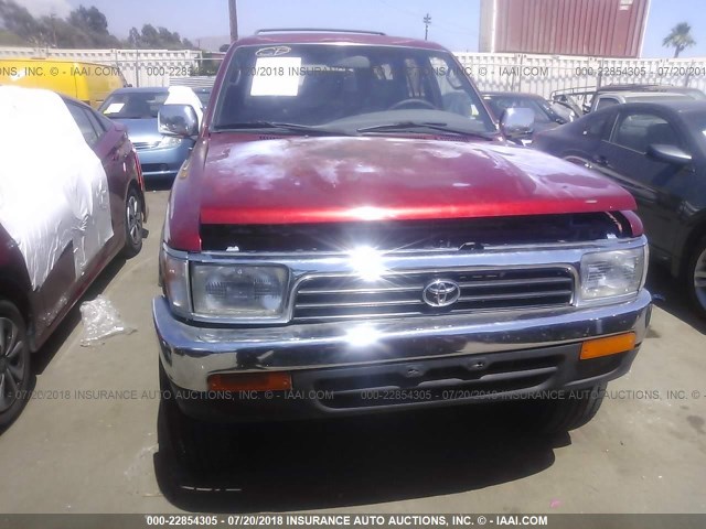 JT3VN39W5P0128085 - 1993 TOYOTA 4RUNNER VN39 SR5 RED photo 6