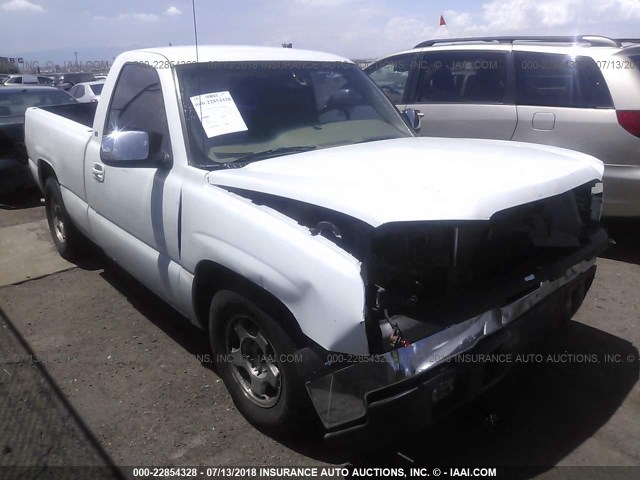 1GCEC14T83Z328967 - 2003 CHEVROLET SILVERADO C1500 WHITE photo 1
