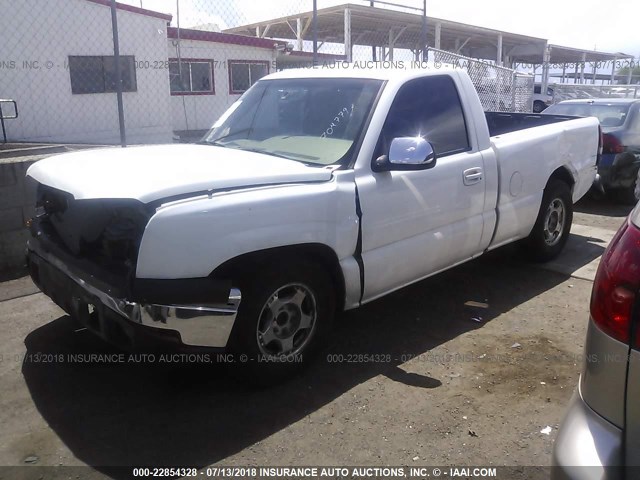 1GCEC14T83Z328967 - 2003 CHEVROLET SILVERADO C1500 WHITE photo 2