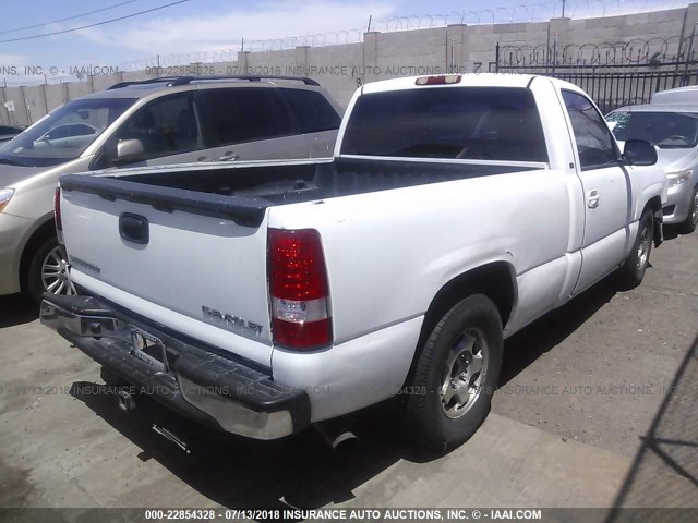 1GCEC14T83Z328967 - 2003 CHEVROLET SILVERADO C1500 WHITE photo 4