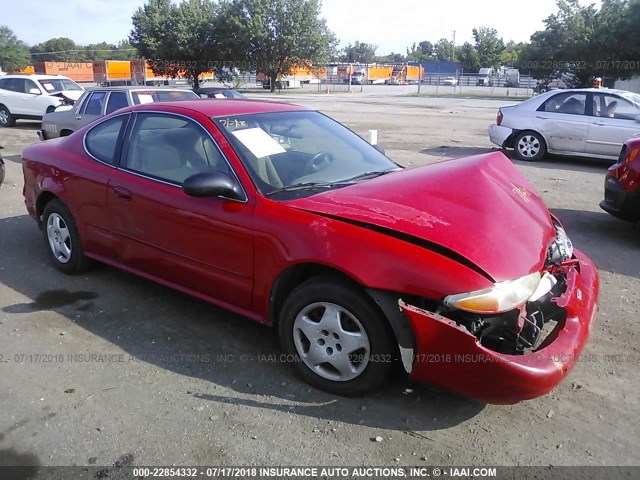 1G3NK12T41C150898 - 2001 OLDSMOBILE ALERO GX RED photo 1