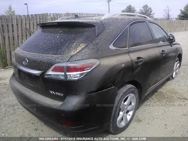 2T2BK1BA7DC163671 - 2013 LEXUS RX 350/BASE/F SPORT BLACK photo 4