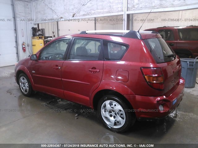 5Y2SL63855Z405553 - 2005 PONTIAC VIBE MAROON photo 3