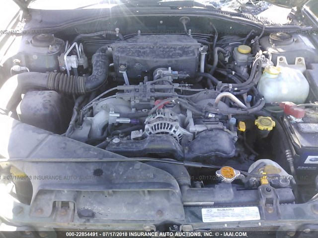 4S3BH675527655593 - 2002 SUBARU LEGACY OUTBACK AWP 绿色 照片 10