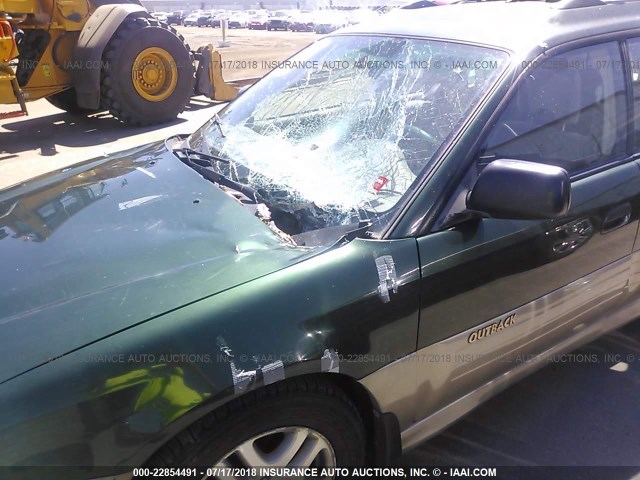 4S3BH675527655593 - 2002 SUBARU LEGACY OUTBACK AWP 绿色 照片 6