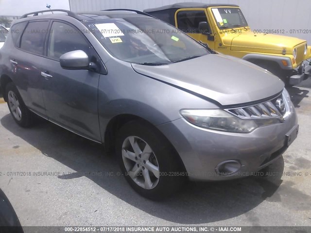 JN8AZ1MW7AW114904 - 2010 NISSAN MURANO S/SL/LE GRAY photo 1