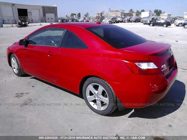 2HGFG12968H543773 - 2008 HONDA CIVIC EXL 红色 照片 3