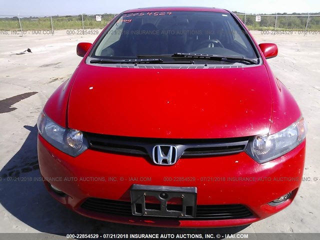 2HGFG12968H543773 - 2008 HONDA CIVIC EXL 红色 照片 6