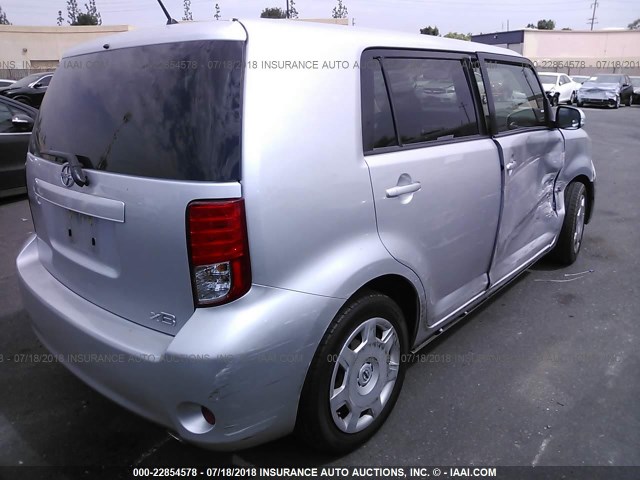 JTLZE4FE0CJ006919 - 2012 TOYOTA SCION XB Silber Foto 4