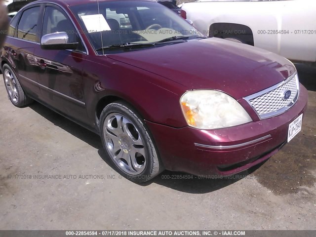 1FAHP25195G144808 - 2005 FORD FIVE HUNDRED LIMITED MAROON photo 1