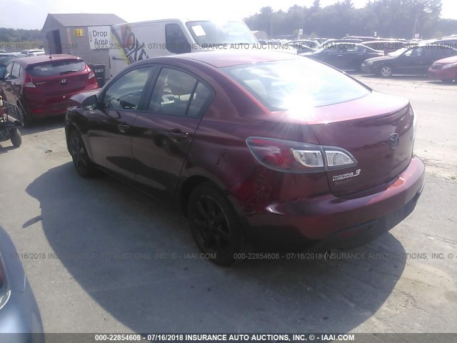 JM1BL1VG5B1469139 - 2011 MAZDA 3 I RED photo 3